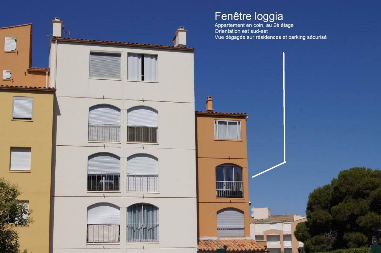 Lara 1 - Grand T2 Loggia Sans Vis-A-Vis Parking - Pres Centre-Port, Ile Des Loisirs, Plage Richelieu Agde Eksteriør billede
